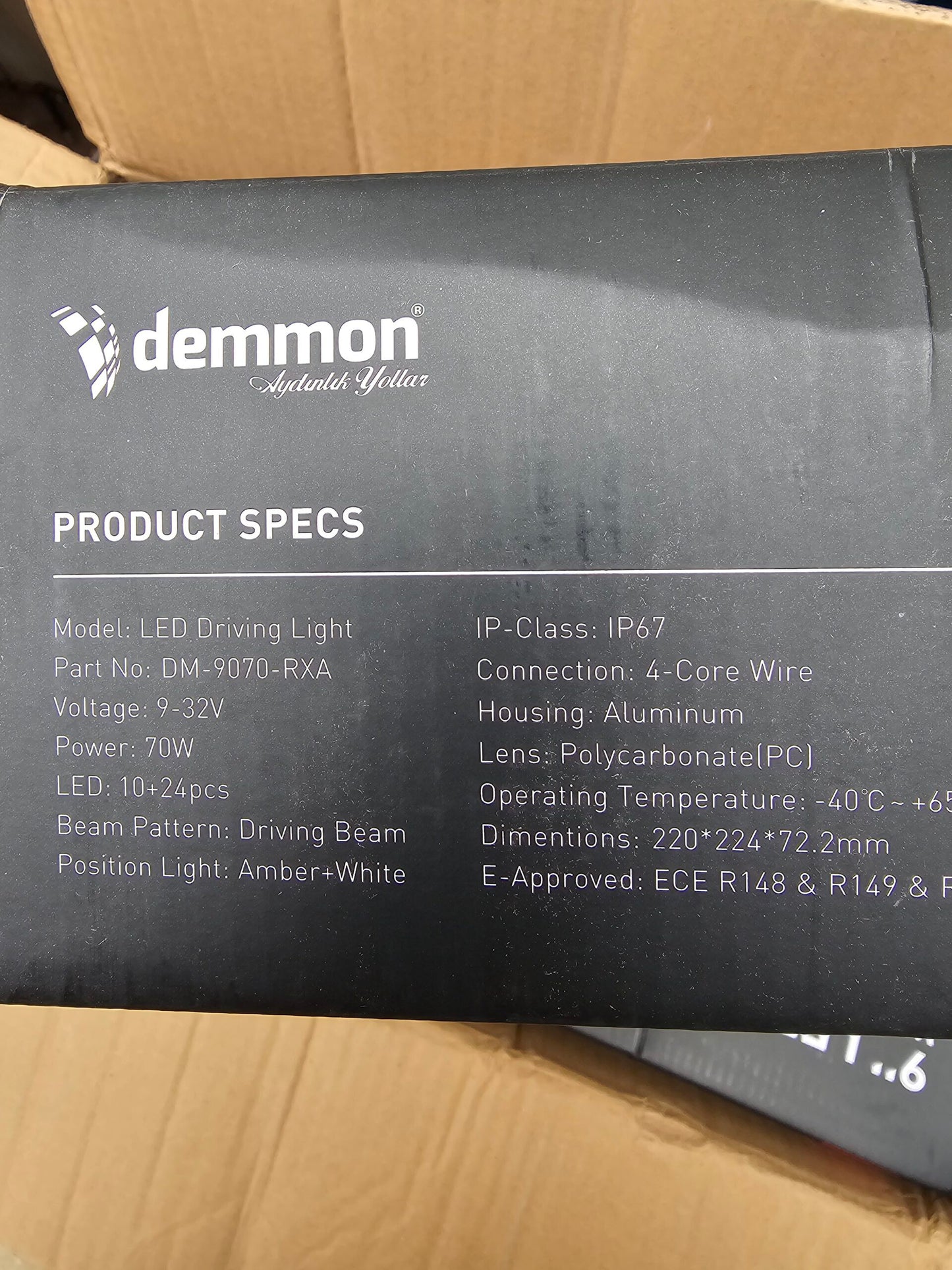 Led spotlight round