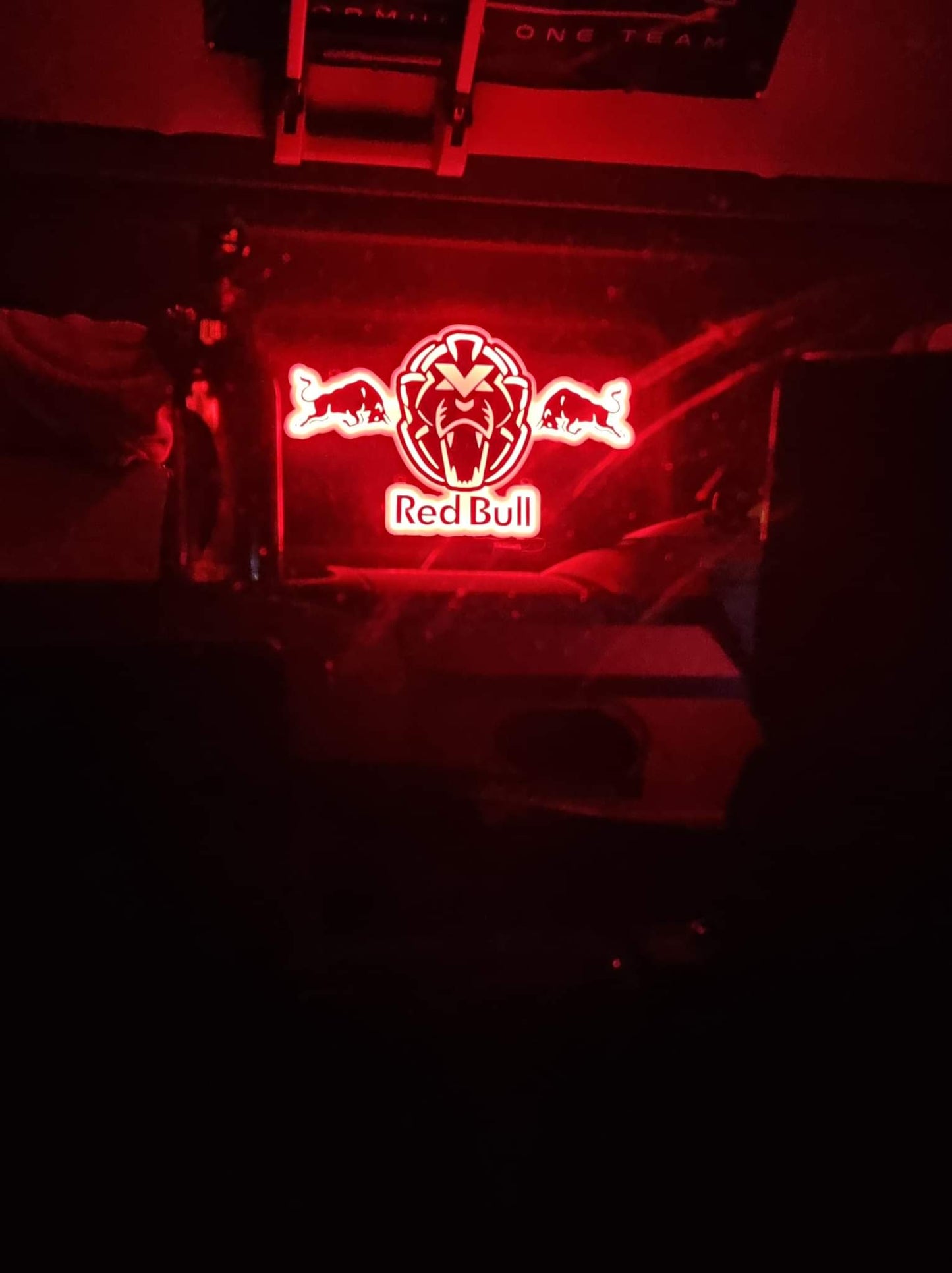 Red Bull cabin lighting LED