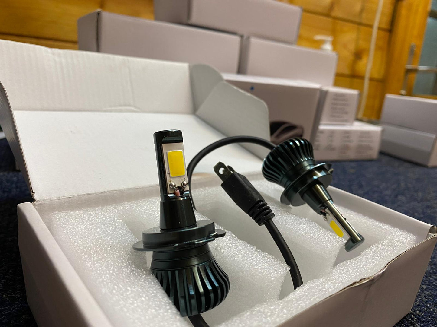 LED Mistlamp met Flitsfunctie H7 Geel