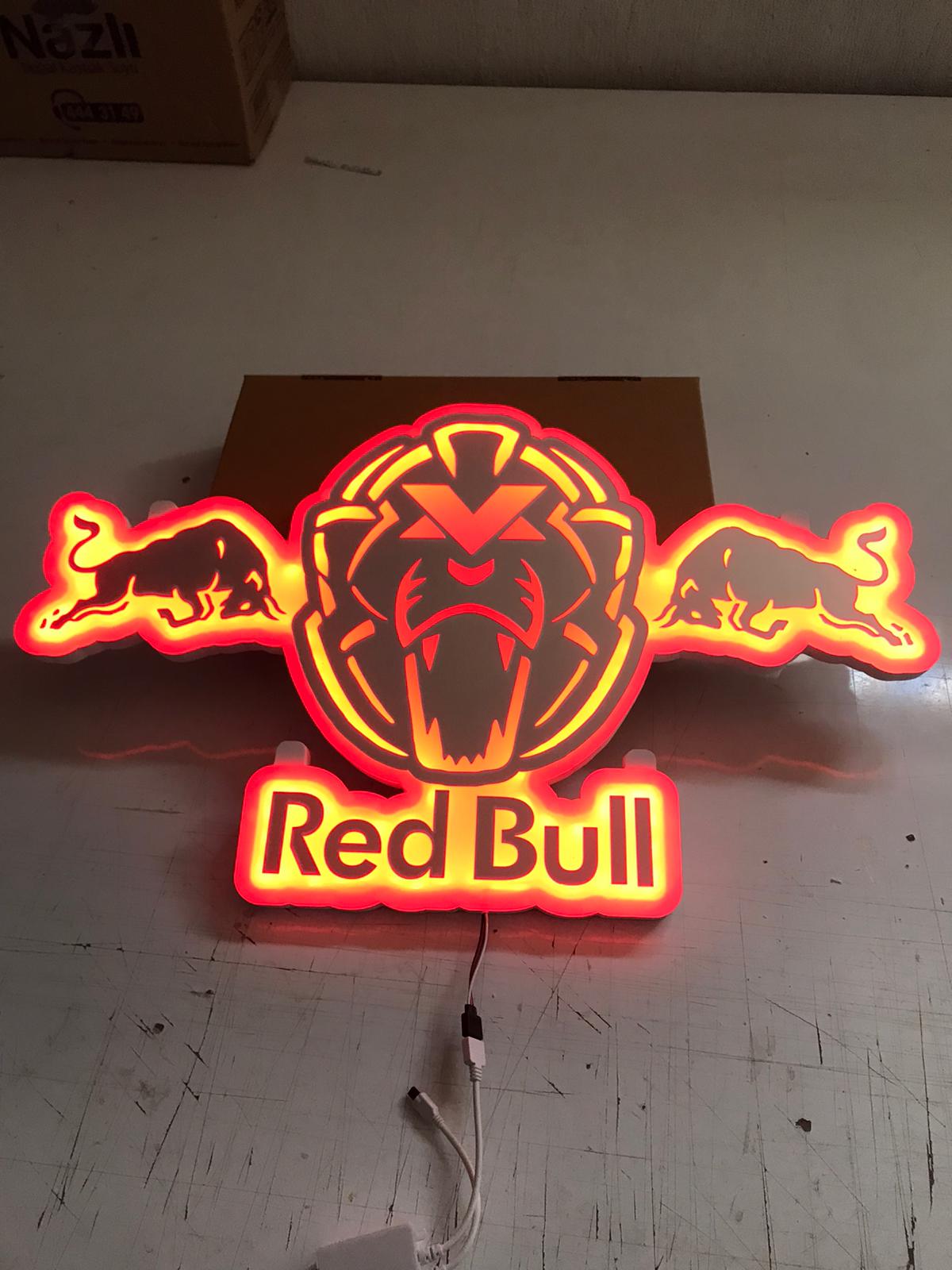 Red Bull cabin lighting LED