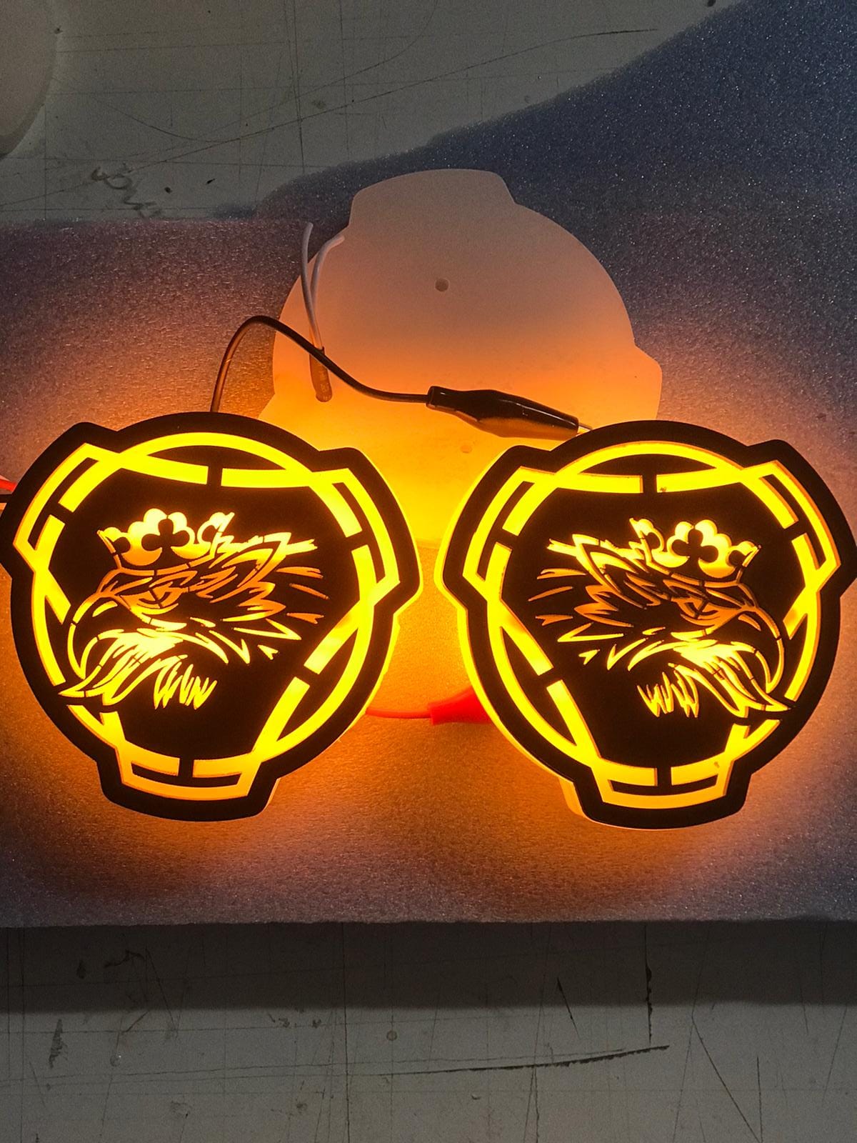 Griffioen logo Scania oranje 2 stuks