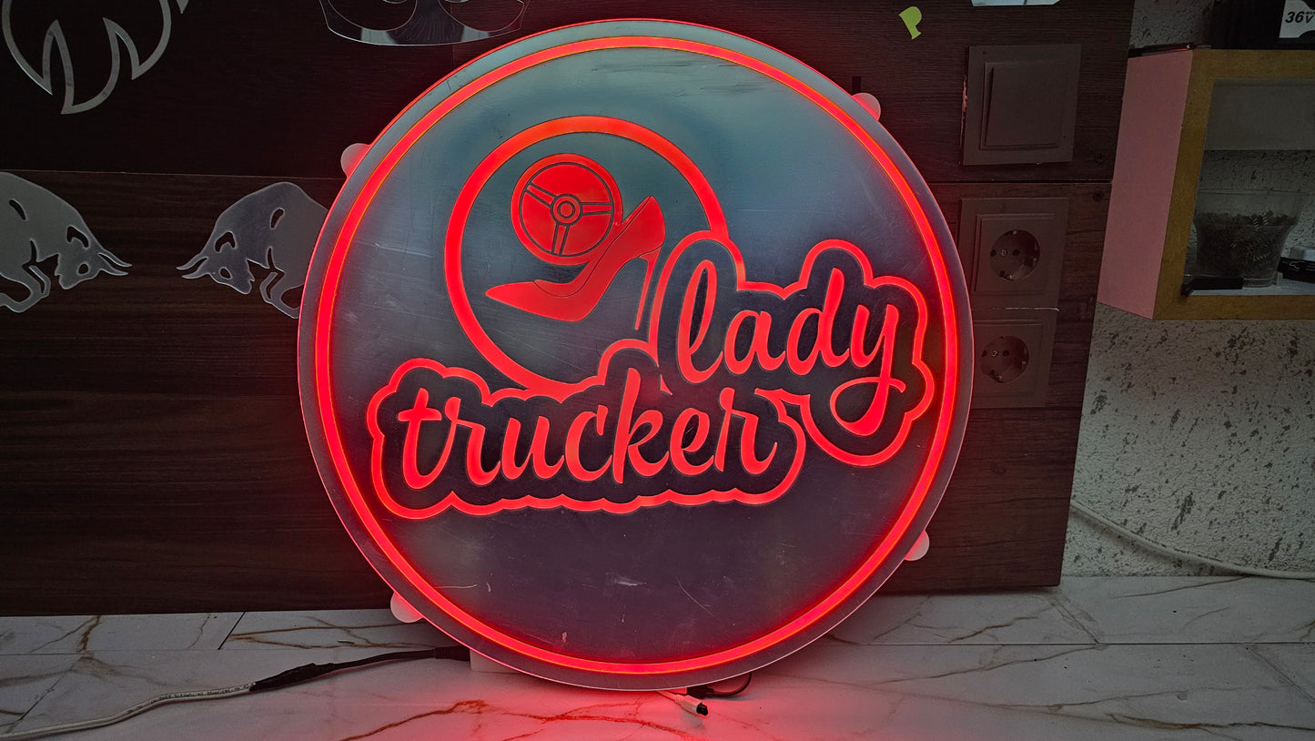 Lady Trucker cabine verlichting rond